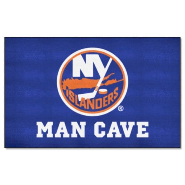 New York Islanders Man Cave Ulti Mat Rug 5ft. x 8ft. 14459 1 scaled