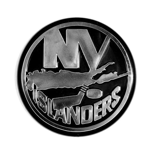 New York Islanders Molded Chrome Plastic Emblem 60307 1