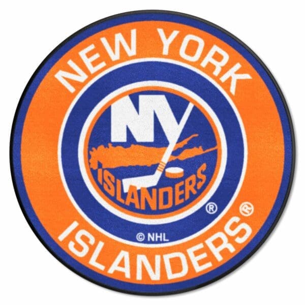 New York Islanders Roundel Rug 27in. Diameter 18879 1 scaled