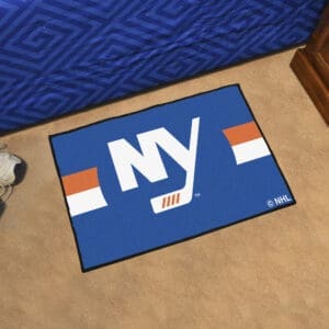 New York Islanders Starter Mat Accent Rug - 19in. x 30in. Uniform Alternate Design-31943