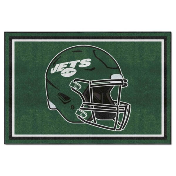 New York Jets 5ft. x 8 ft. Plush Area Rug 1 1 scaled