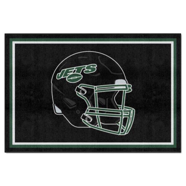 New York Jets 5ft. x 8 ft. Plush Area Rug 1 scaled