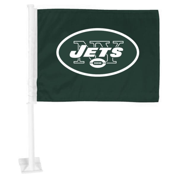 New York Jets Car Flag Large 1pc 11 x 14 1