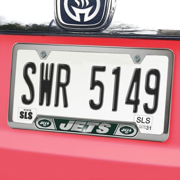 New York Jets Embossed License Plate Frame