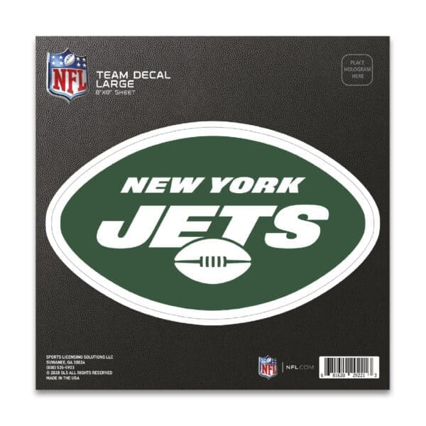 New York Jets Large Decal Sticker 1