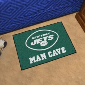 New York Jets Man Cave Starter Mat Accent Rug - 19in. x 30in.