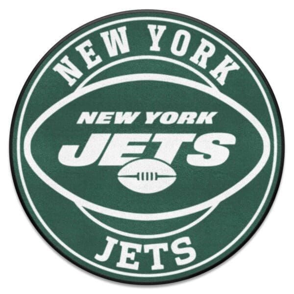 New York Jets Roundel Rug 27in. Diameter 1 scaled