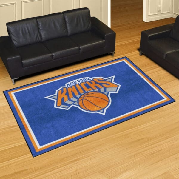 New York Knicks 5ft. x 8 ft. Plush Area Rug-9355