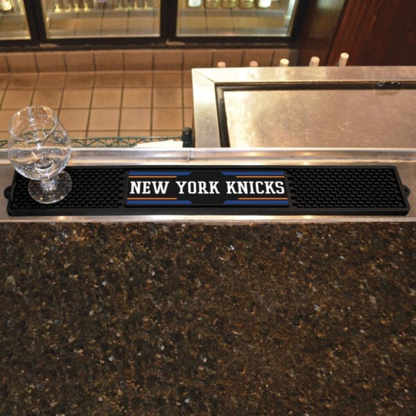 New York Knicks Bar Drink Mat - 3.25in. x 24in.-14054