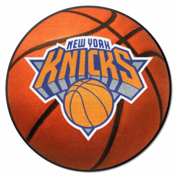 New York Knicks Basketball Rug 27in. Diameter 10202 1 scaled