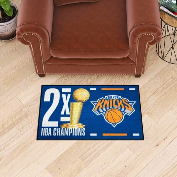 New York Knicks Dynasty Starter Mat Accent Rug - 19in. x 30in.-35122