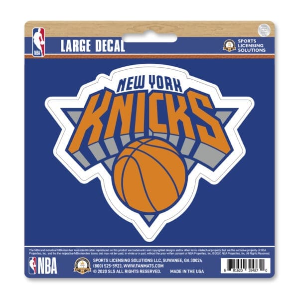 New York Knicks Large Decal Sticker 63251 1