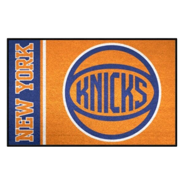 New York Knicks Starter Mat Accent Rug 19in. x 30in. Uniform Design 17922 1 scaled