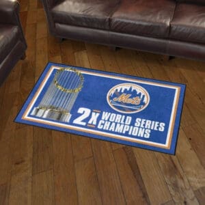 New York Mets Dynasty 3ft. x 5ft. Plush Area Rug