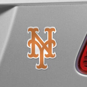 New York Mets Heavy Duty Aluminum Embossed Color Emblem