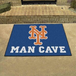 New York Mets Man Cave All-Star Rug - 34 in. x 42.5 in.