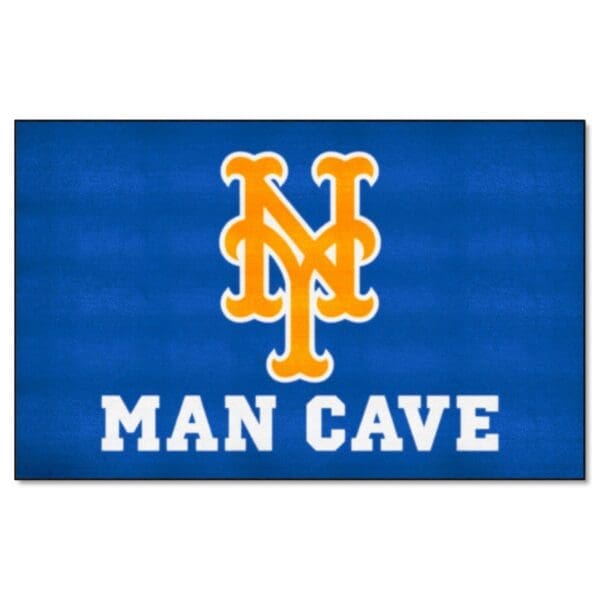 New York Mets Man Cave Ulti Mat Rug 5ft. x 8ft 1 scaled
