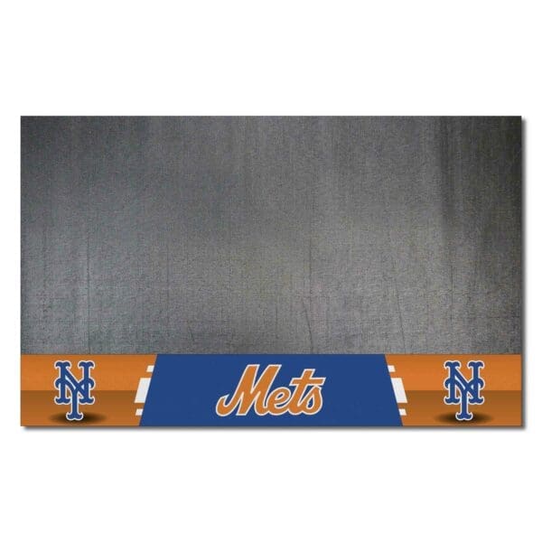 New York Mets Vinyl Grill Mat 26in. x 42in 1 scaled