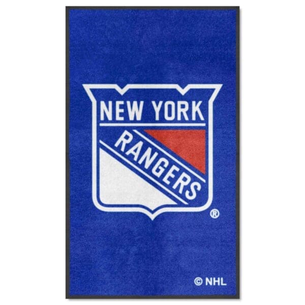 New York Rangers 3X5 High Traffic Mat with Durable Rubber Backing Portrait Orientation 12868 1 scaled