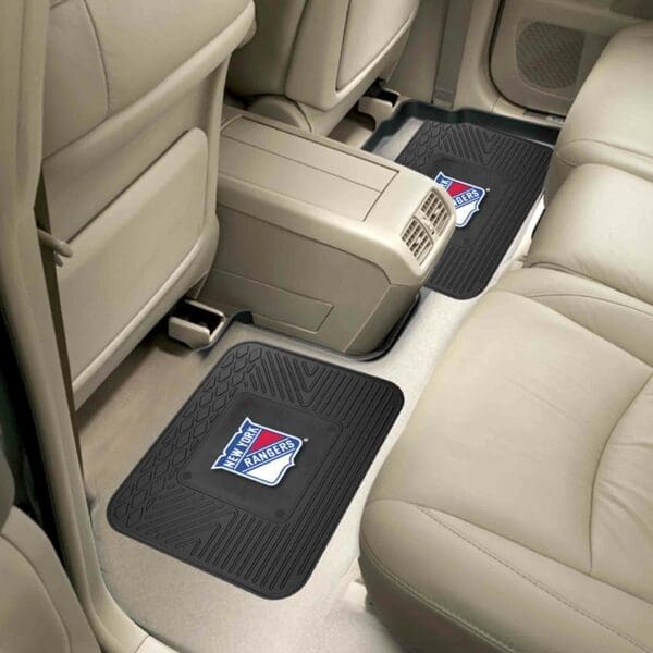 New York Rangers Back Seat Car Utility Mats - 2 Piece Set-12405