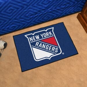 New York Rangers Starter Mat Accent Rug - 19in. x 30in.-10469