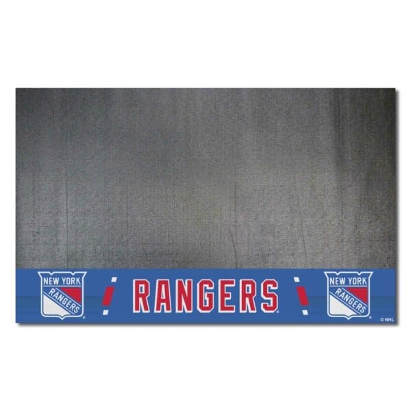 New York Rangers Vinyl Grill Mat 26in. x 42in. 14243 1 scaled