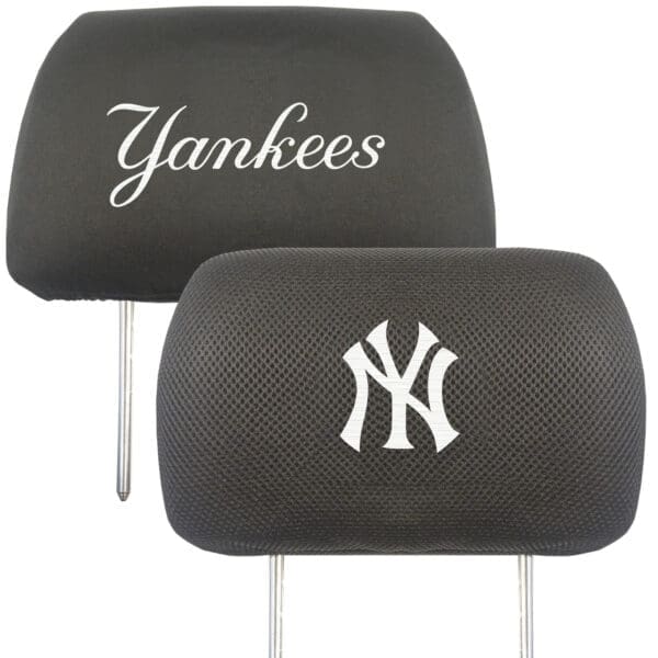 New York Yankees Embroidered Head Rest Cover Set 2 Pieces 1