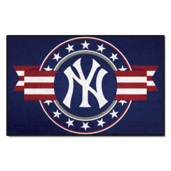 New York Yankees Starter Mat Accent Rug 19in. x 30in. Patriotic Starter Mat 1 scaled