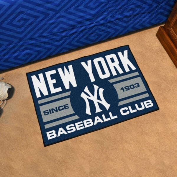 New York Yankees Starter Mat Accent Rug - 19in. x 30in.