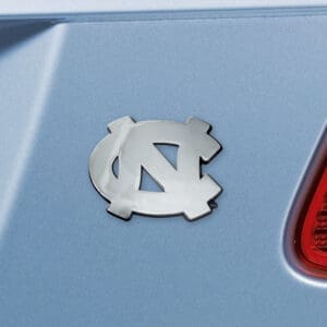 North Carolina Tar Heels 3D Chrome Metal Emblem