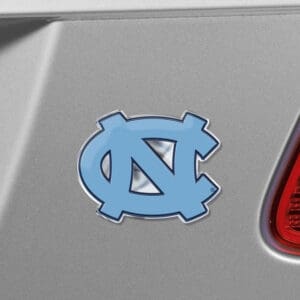 North Carolina Tar Heels Heavy Duty Aluminum Embossed Color Emblem