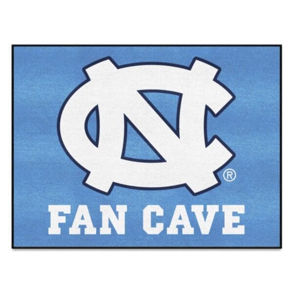 North Carolina Tar Heels Man Cave All Star Rug 34 in. x 42.5 in 1 scaled