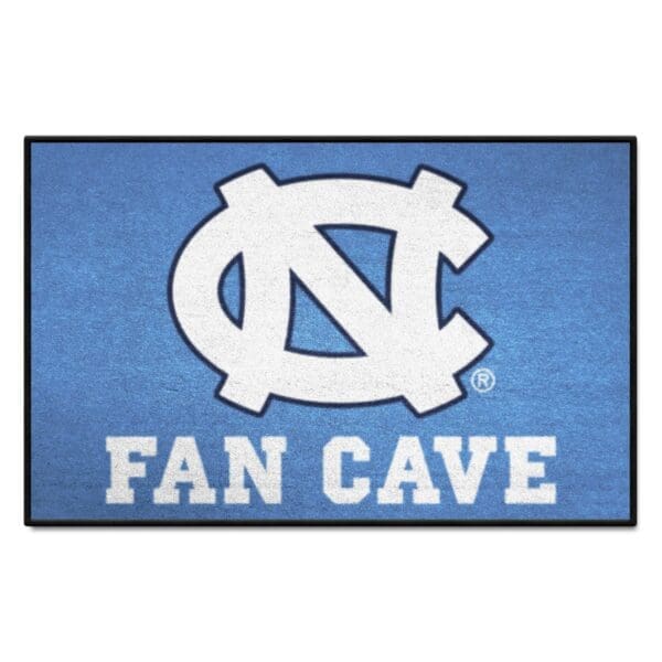 North Carolina Tar Heels Man Cave Starter Mat Accent Rug 19in. x 30in 1 scaled