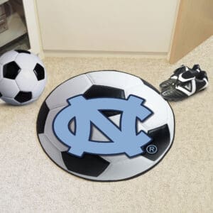 North Carolina Tar Heels Soccer Ball Rug - 27in. Diameter
