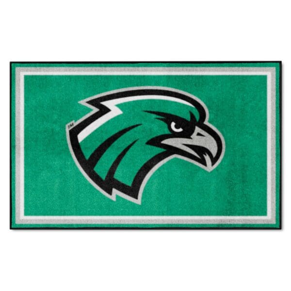 Northeastern State Riverhawks 4ft. x 6ft. Plush Area Rug 1 scaled