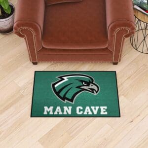 Northeastern State Riverhawks Man Cave Starter Mat Accent Rug - 19in. x 30in.