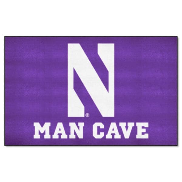 Northwestern Wildcats Man Cave Ulti Mat Rug 5ft. x 8ft 1 scaled
