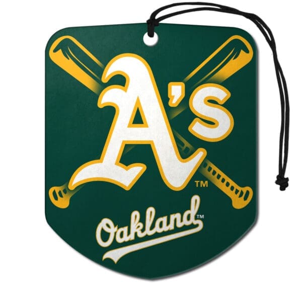 Oakland Athletics 2 Pack Air Freshener 1
