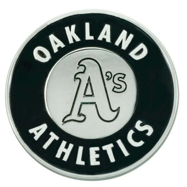 Oakland Athletics 3D Chrome Metal Emblem 1