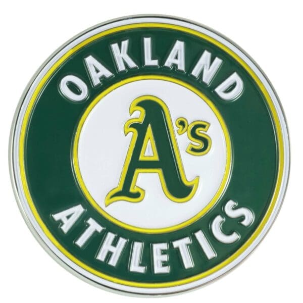 Oakland Athletics 3D Color Metal Emblem 1