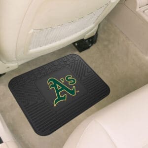 Oakland Athletics Back Seat Car Utility Mat - 14in. x 17in.