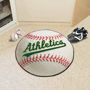 Oakland Athletics Baseball Rug - 27in. Diameter2000