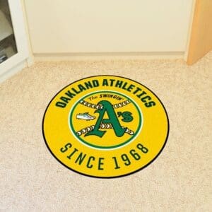 Oakland Athletics Roundel Rug - 27in. Diameter1981