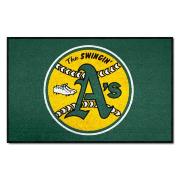 Oakland Athletics Starter Mat Accent Rug 19in. x 30in.1981 1 scaled