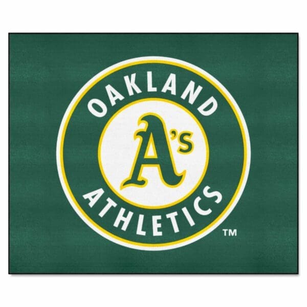Oakland Athletics Tailgater Rug 5ft. x 6ft 1 1 scaled