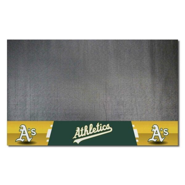 Oakland Athletics Vinyl Grill Mat 26in. x 42in 1 scaled