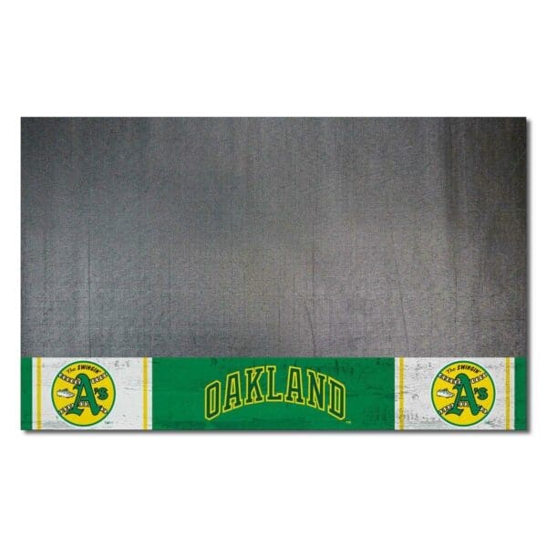 Oakland Athletics Vinyl Grill Mat 26in. x 42in.1981 1 scaled