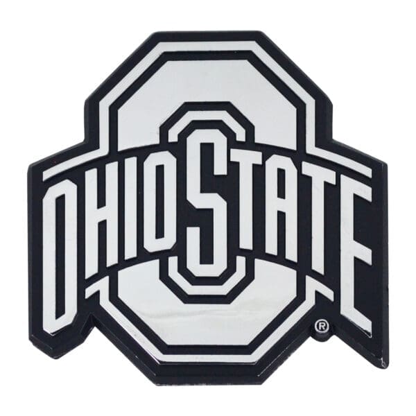 Ohio State Buckeyes 3D Chrome Metal Emblem 1