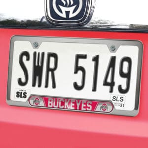 Ohio State Buckeyes Embossed License Plate Frame
