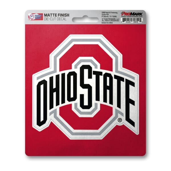 Ohio State Buckeyes Matte Decal Sticker 1